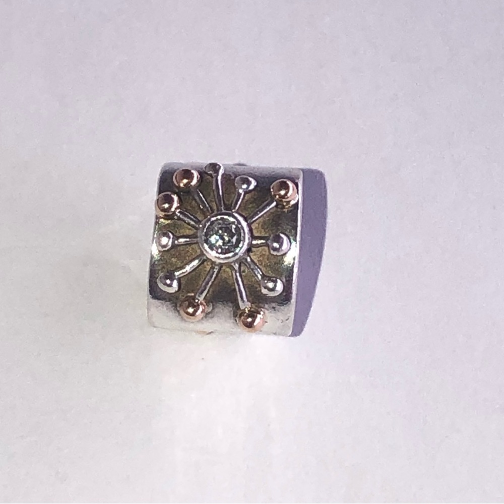 Pandora Retired Desert Star Charm 14k 925 Ale